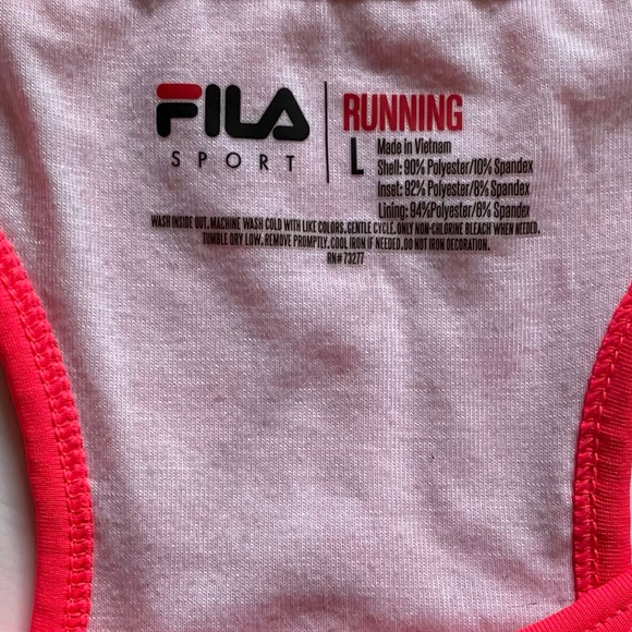 Fila Sport Hot Pink Running Sports Bra - Picture 8 of 10